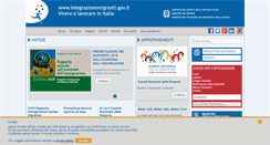 Desktop Screenshot of integrazionemigranti.gov.it